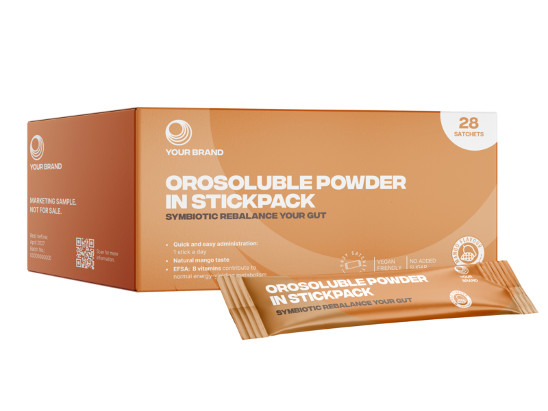orosoluble powder in stickpack